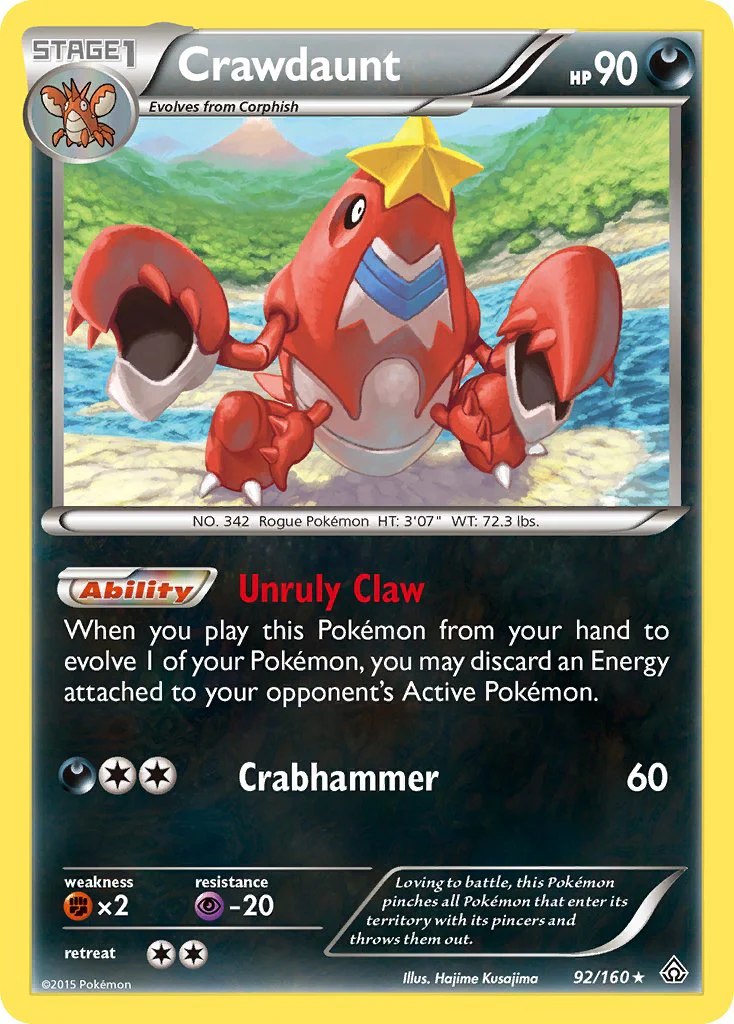 Primal Clash 092 Crawdaunt