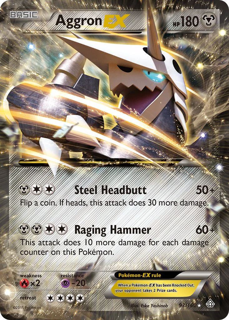 Primal Clash 093 Aggron-EX