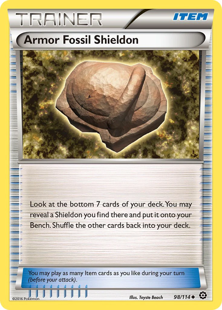 Steam Siege 098 Armor Fossil Shieldon