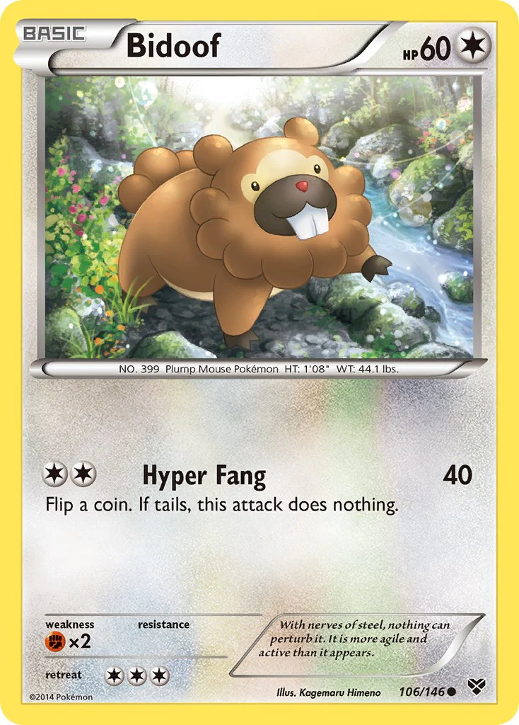XY 106 Bidoof