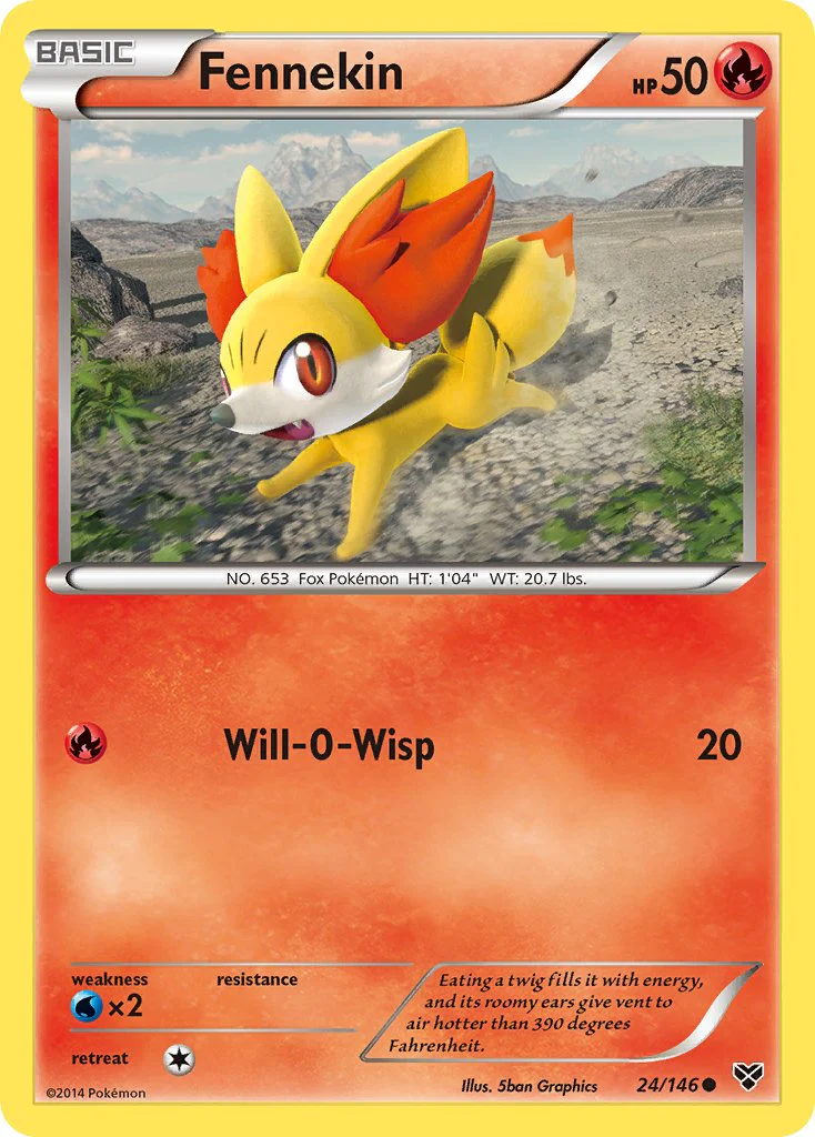 XY 024 Fennekin