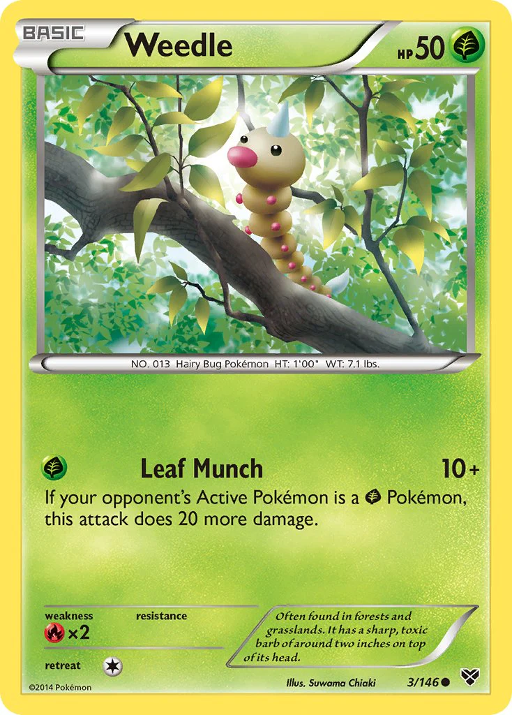 XY 003 Weedle