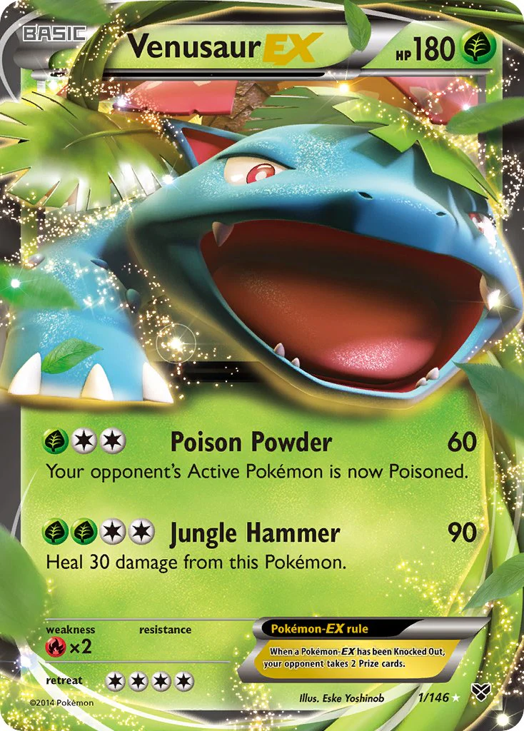 XY Base 001 Venusaur-EX