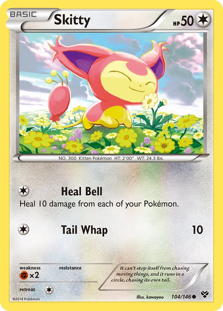 XY Base 104 Skitty