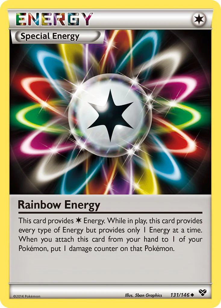 XY Base 131 Rainbow Energy