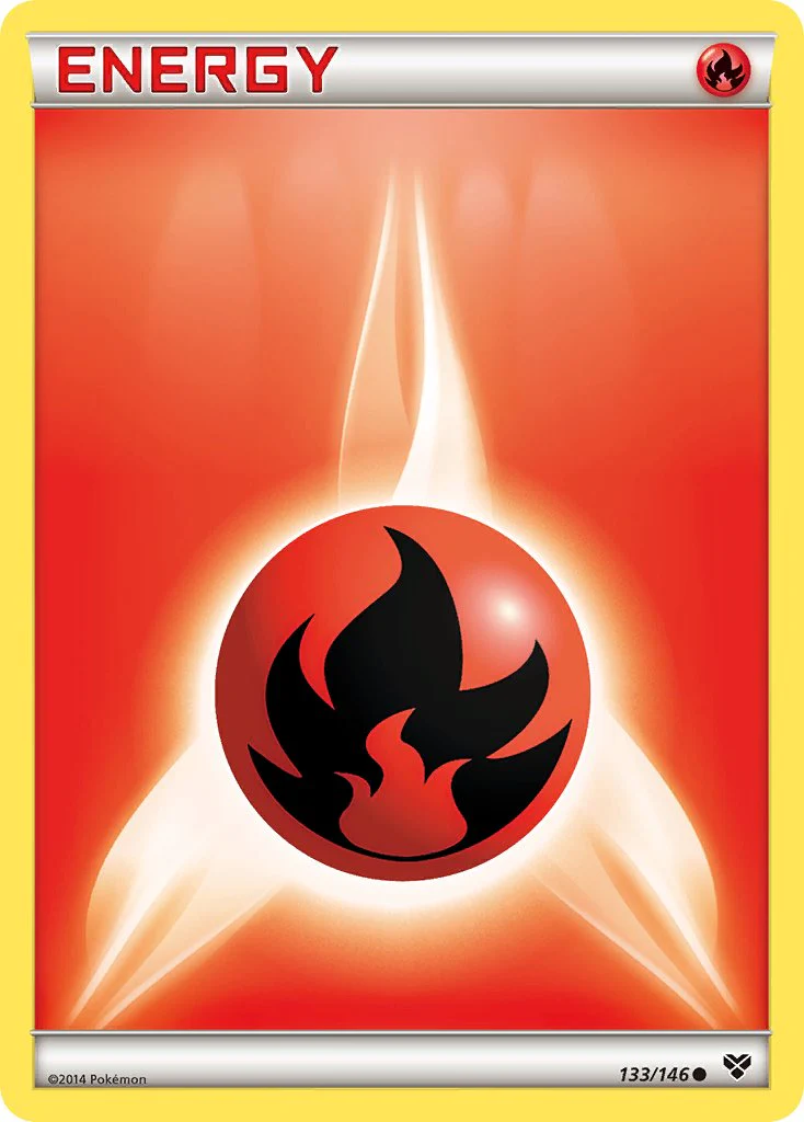 XY Base 133 Fire Energy