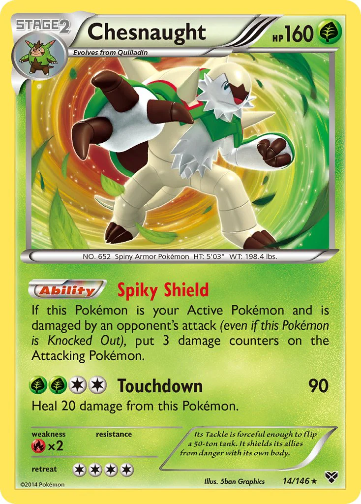 XY Base 014 Chesnaught