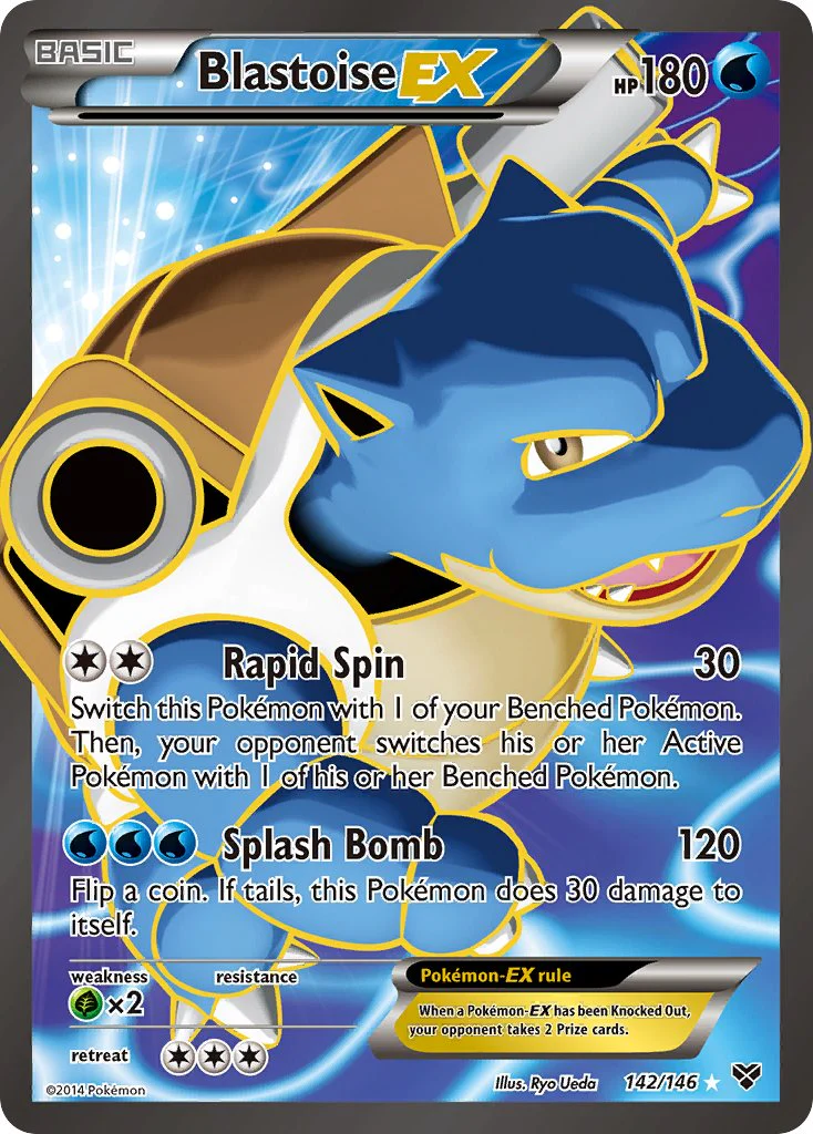 XY Base 142 Blastoise-EX