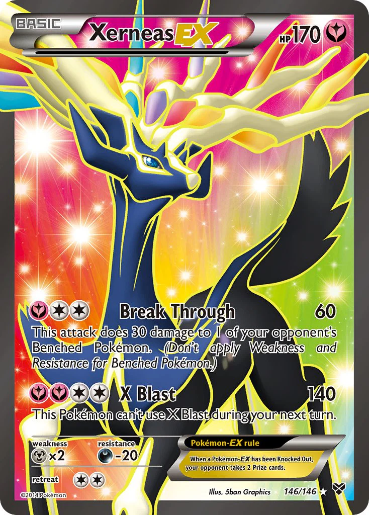XY Base 146 Xerneas-EX