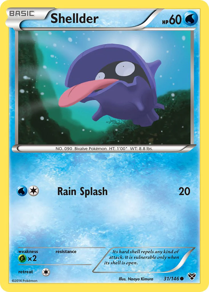 XY Base 031 Shellder