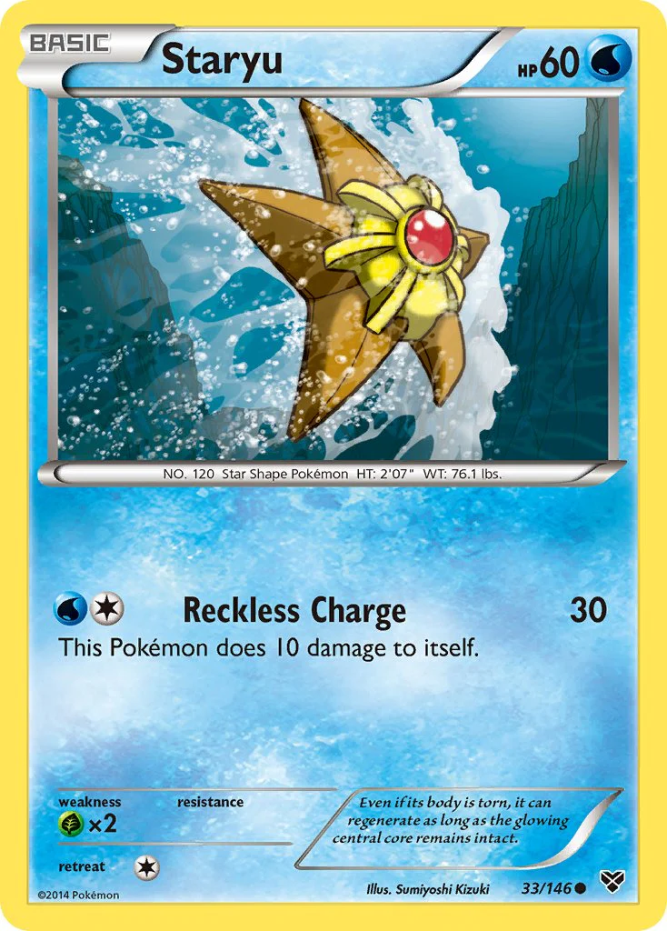 XY Base 033 Staryu