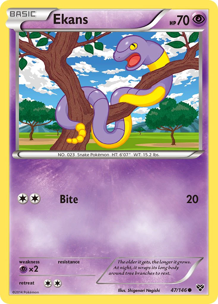 XY Base 047 Ekans