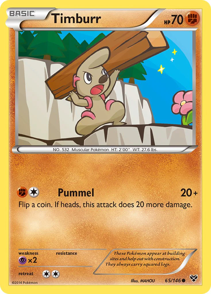 XY Base 065 Timburr