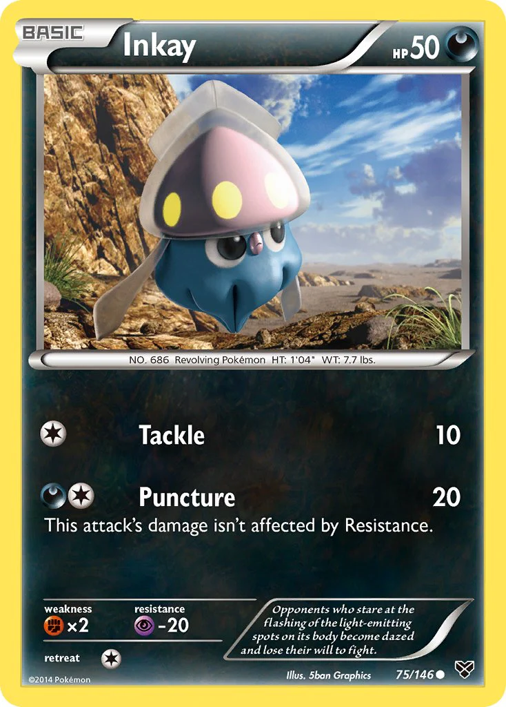 XY Base 075 Inkay