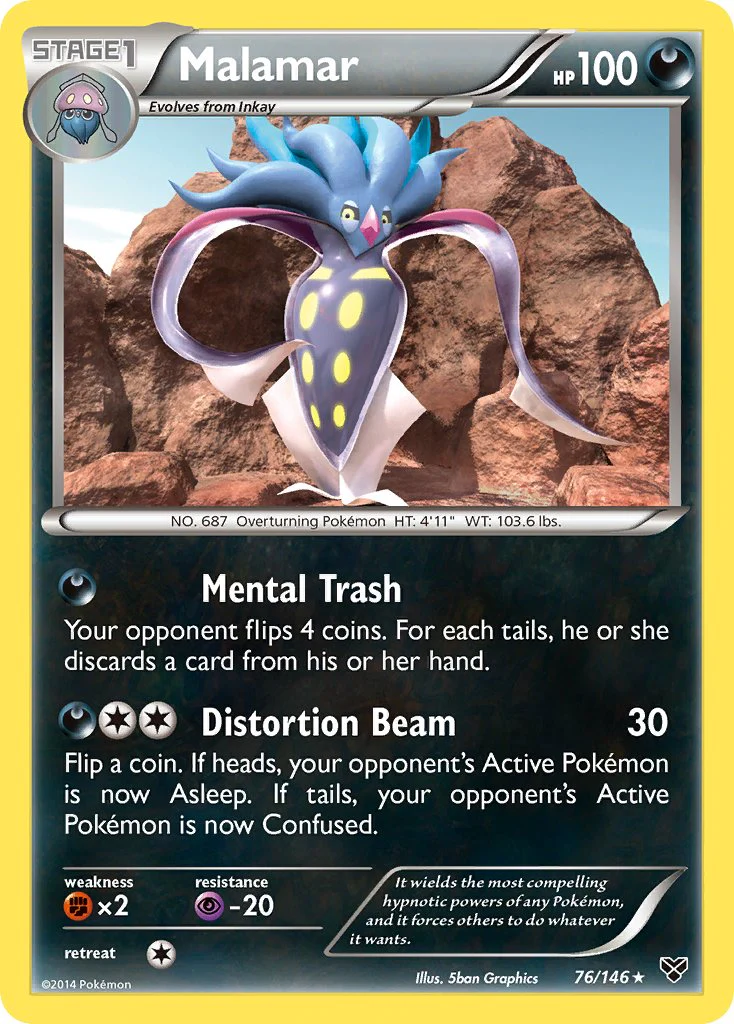 XY Base 076 Malamar