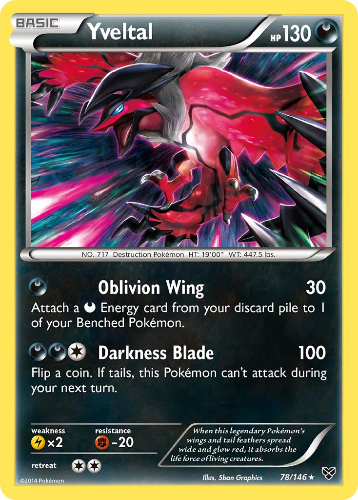 XY Base 078 Yveltal