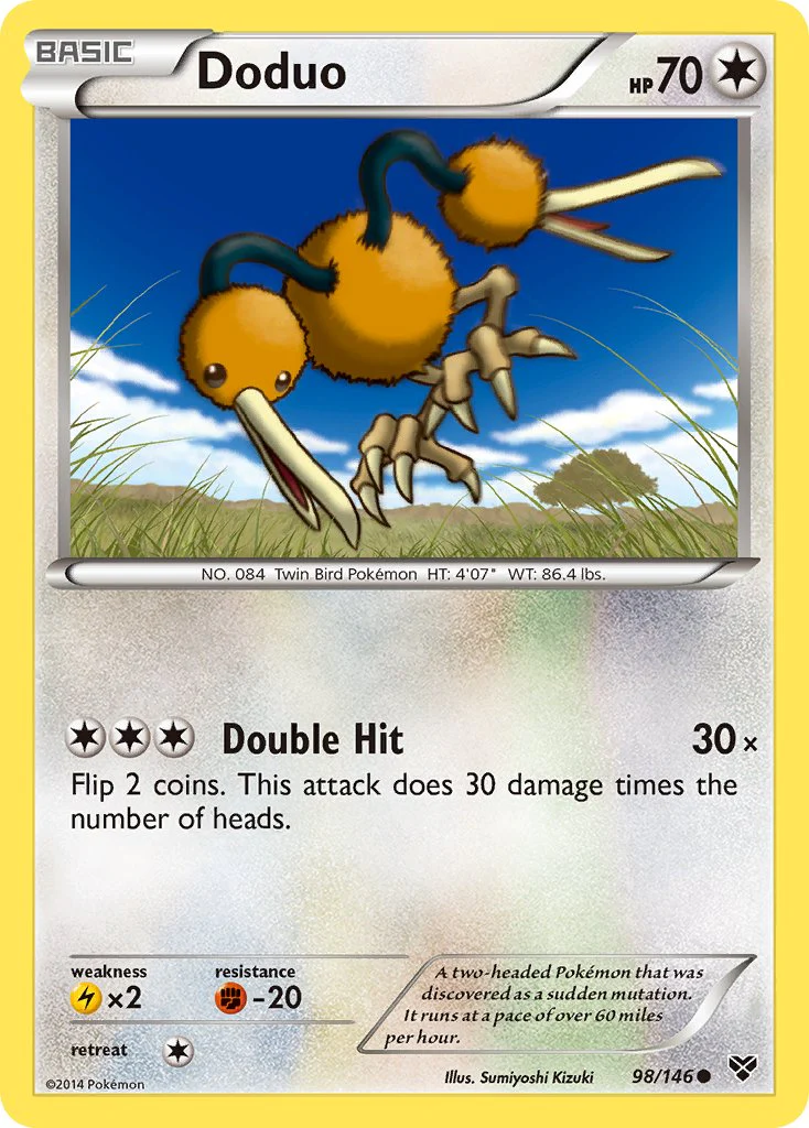 XY Base 098 Doduo