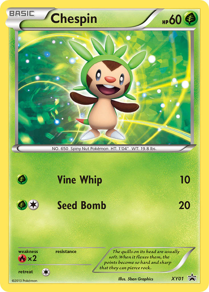 XY Black Star Promos 001 Chespin