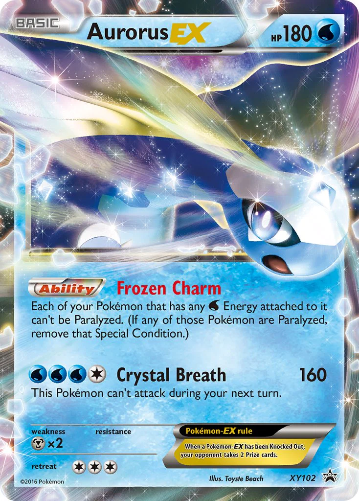 XY Black Star Promos 102 Aurorus-EX