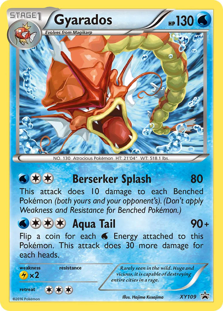 XY Black Star Promos 109 Gyarados