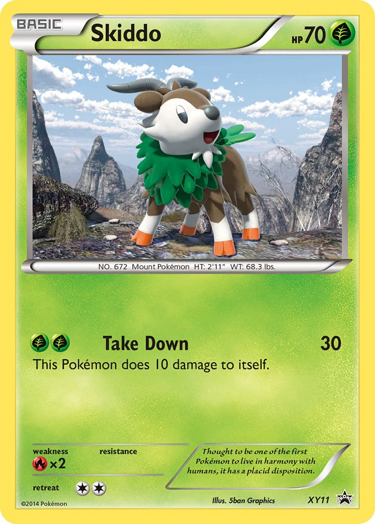 XY Black Star Promos 011 Skiddo