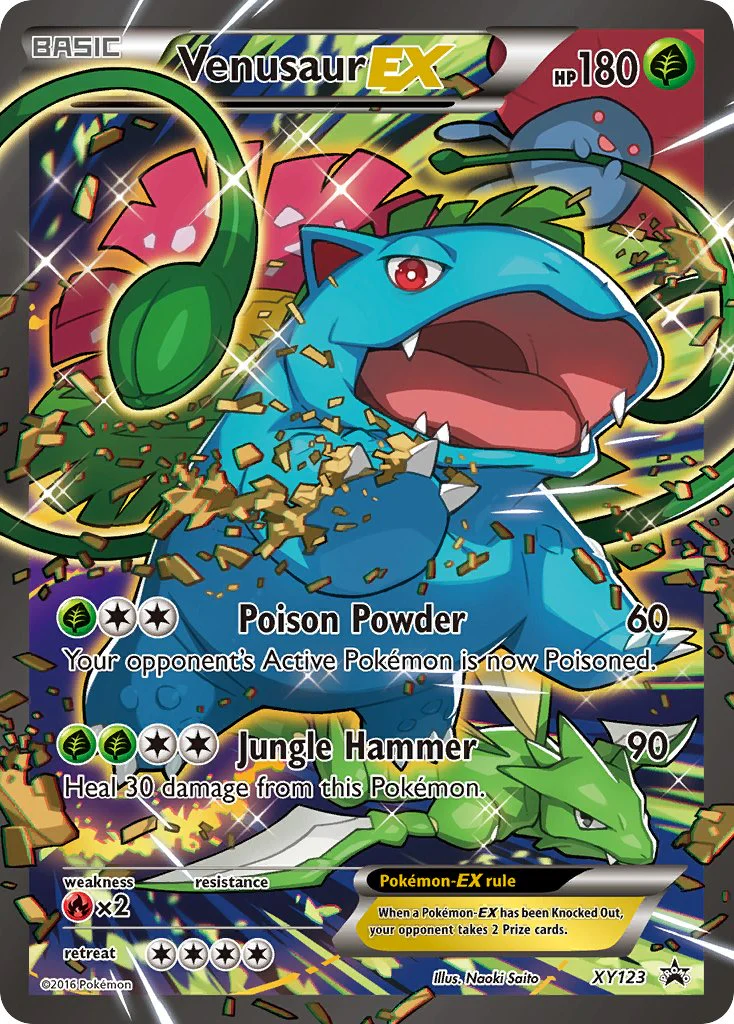 XY Black Star Promos 123 Venusaur-EX