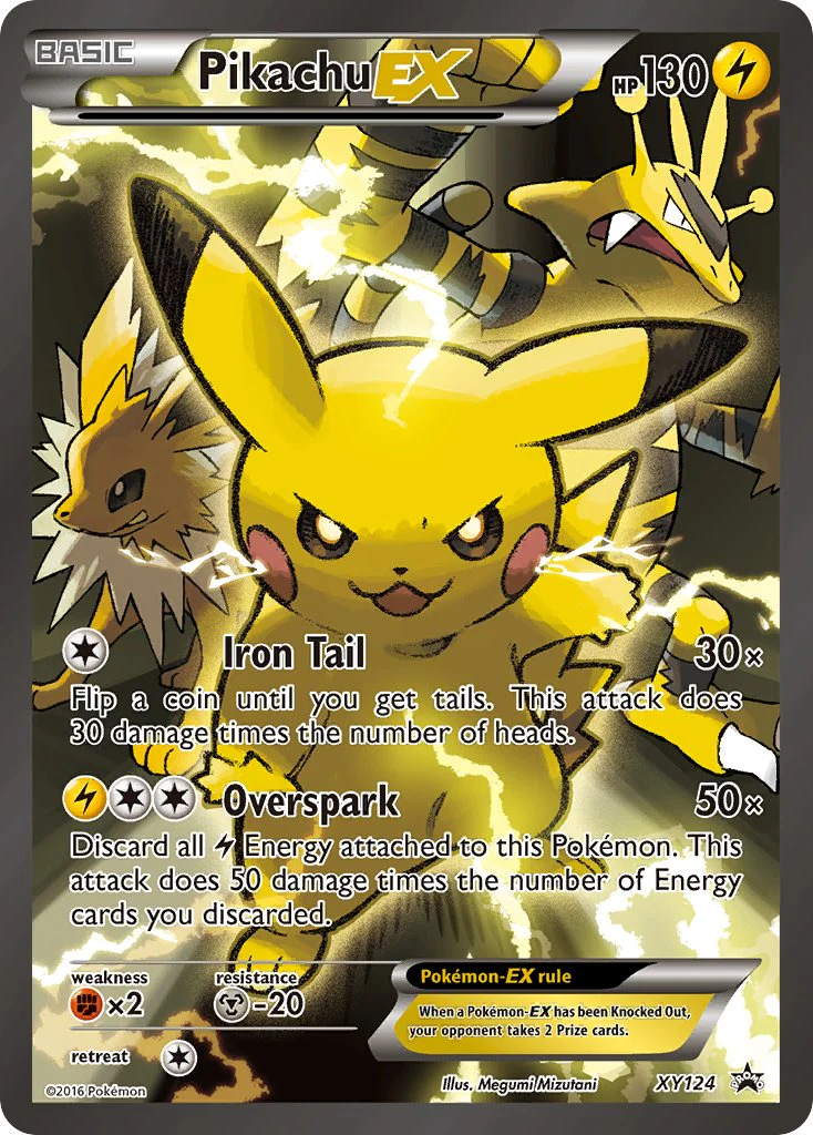 XY Black Star Promos 124 Pikachu-EX