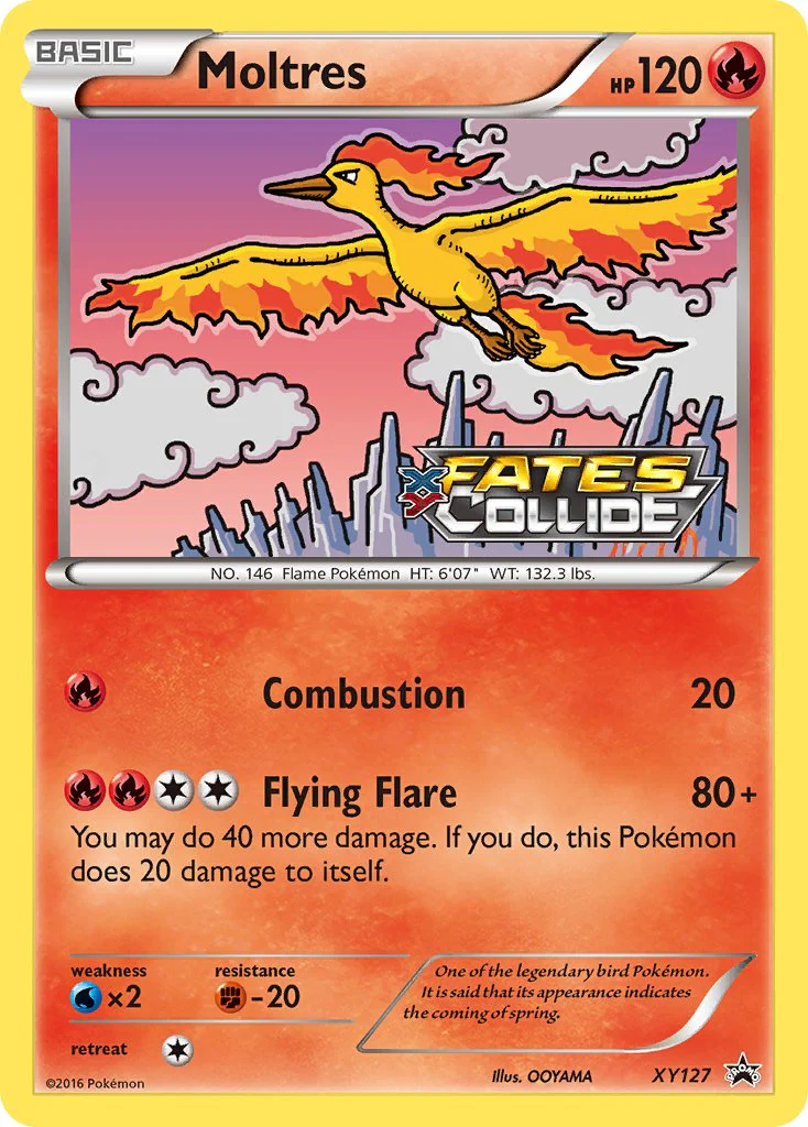 XY Black Star Promos 127 Moltres