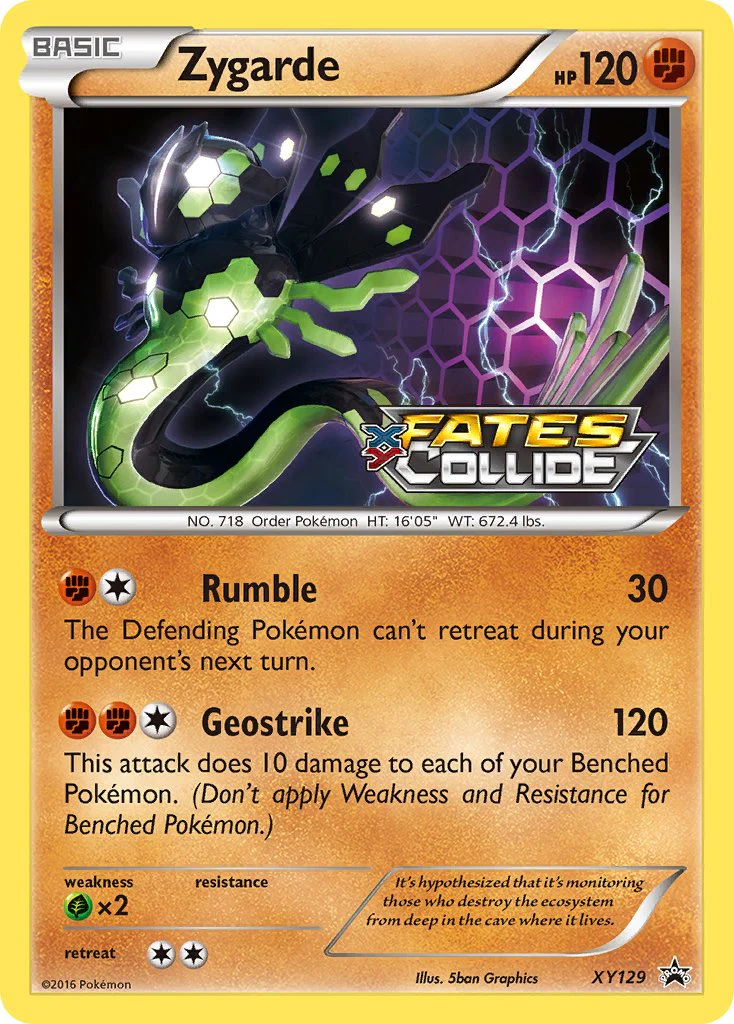 XY Black Star Promos 129 Zygarde