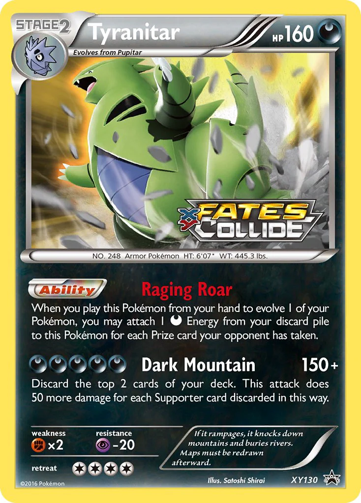 XY Black Star Promos 130 Tyranitar