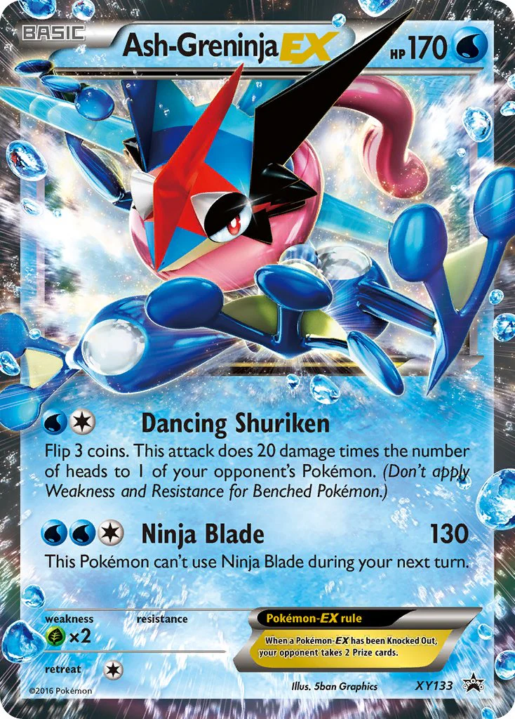 XY Black Star Promos 133 Ash-Greninja-EX