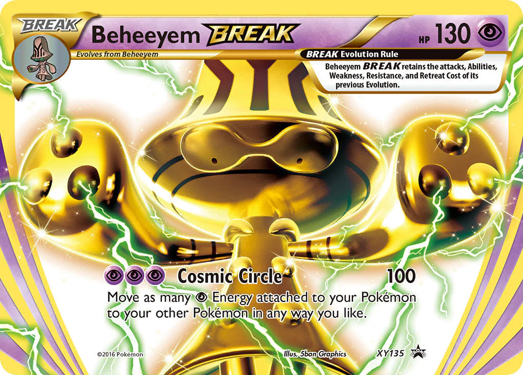 XY Black Star Promos 135 Beheeyem BREAK