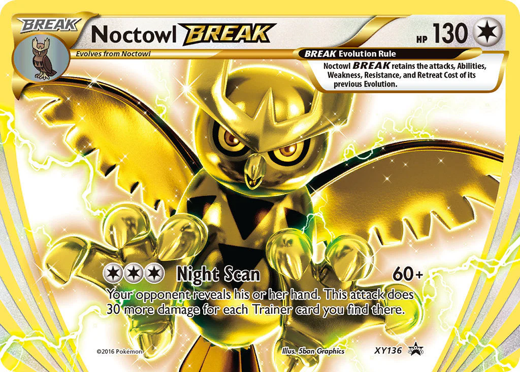 XY Black Star Promos 136 Noctowl BREAK