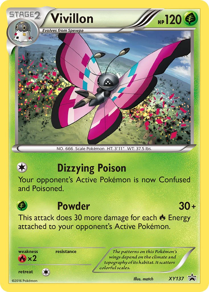 XY Black Star Promos 137 Vivillon