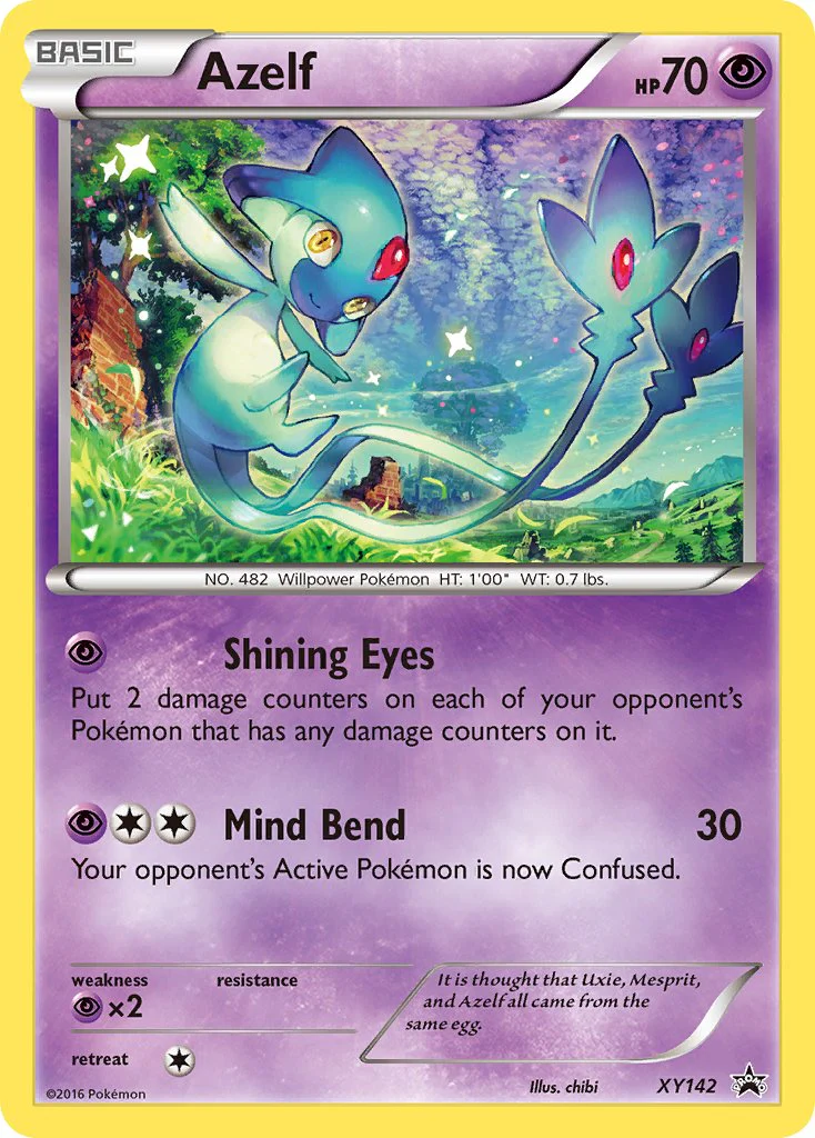 XY Black Star Promos 142 Azelf