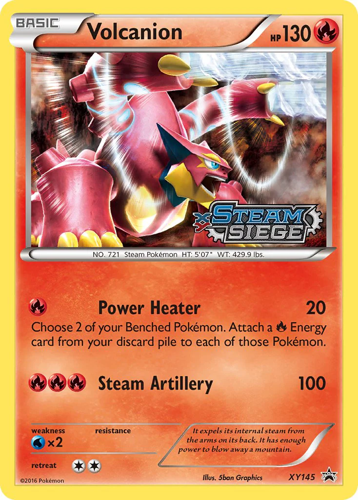 XY Black Star Promos 145 Volcanion