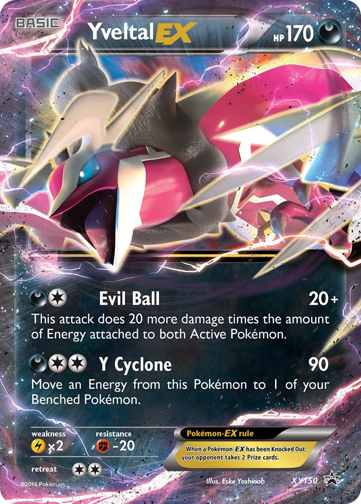 XY Black Star Promos 150 Yveltal-EX