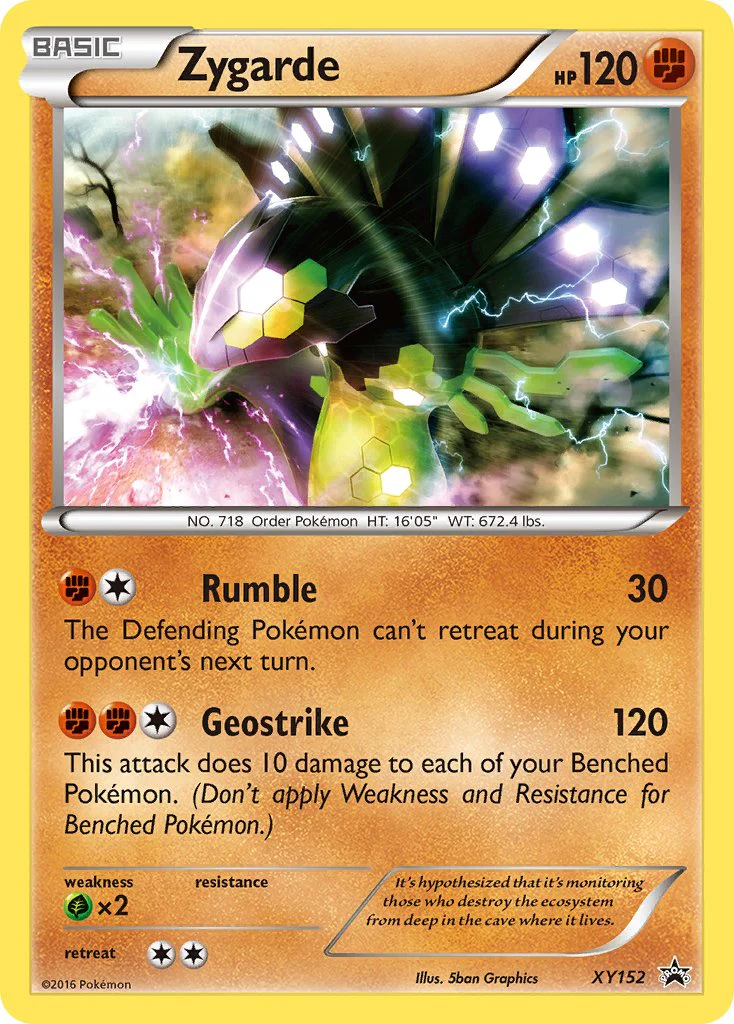 XY Black Star Promos 152 Zygarde