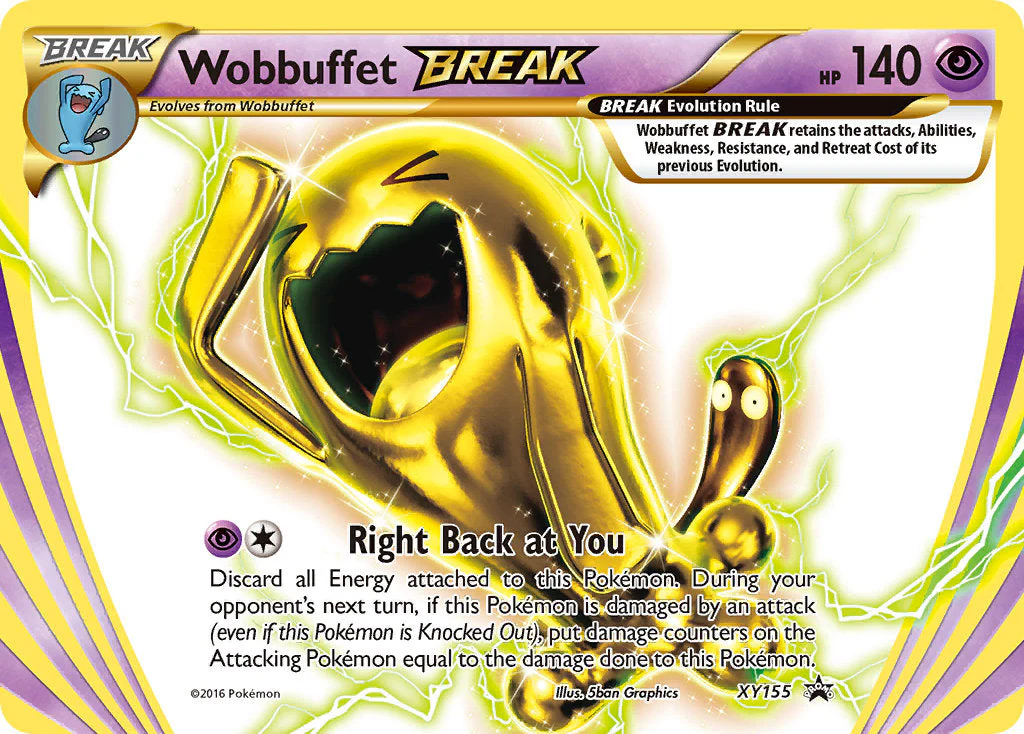 XY Black Star Promos 155 Wobbuffet BREAK