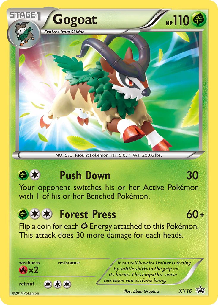 XY Black Star Promos 016 Gogoat