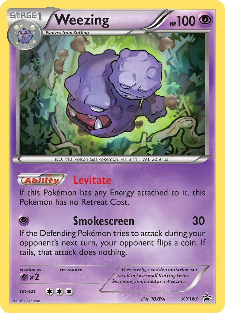 XY Black Star Promos 163 Weezing