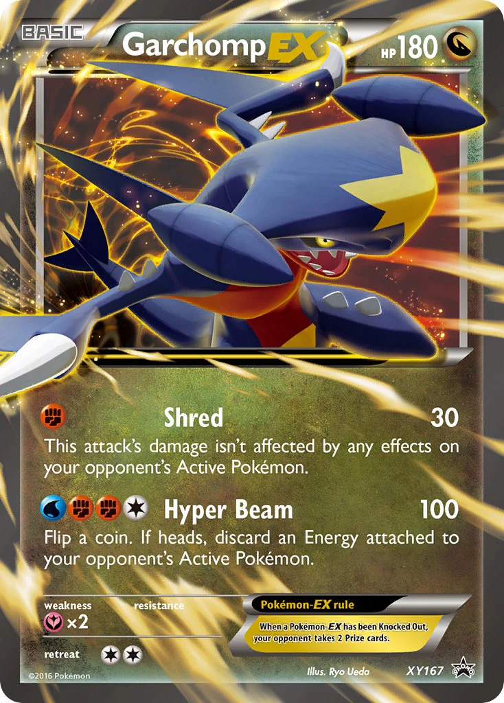 XY Black Star Promos 167 Garchomp-EX