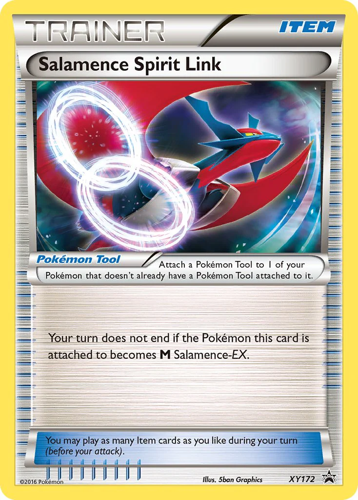 XY Black Star Promos 172 Salamence Spirit Link