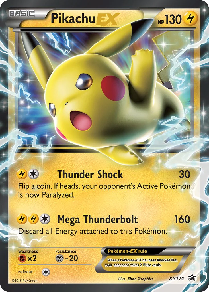 XY Black Star Promos 174 Pikachu-EX