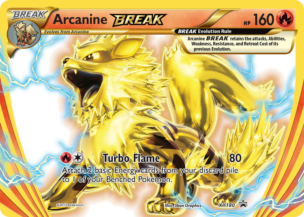 XY Black Star Promos 180 Arcanine BREAK