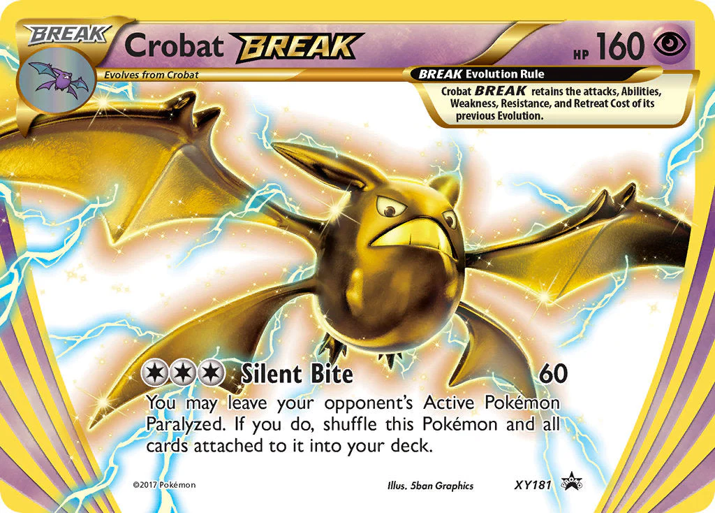 XY Black Star Promos 181 Crobat BREAK