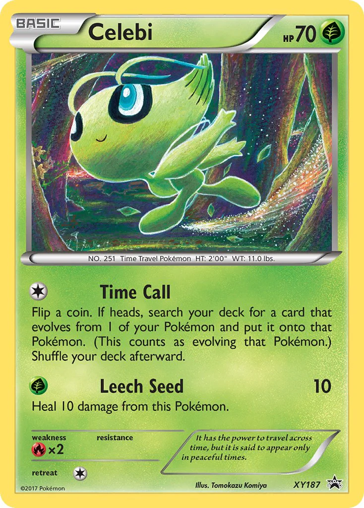 XY Black Star Promos 187 Celebi