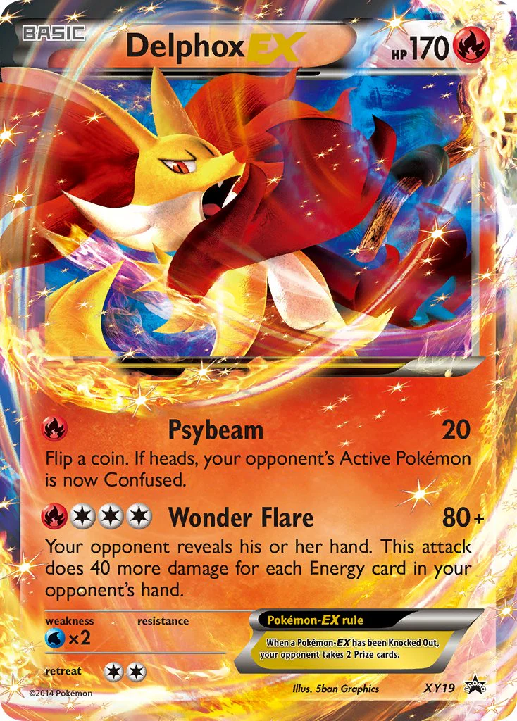 XY Black Star Promos 019 Delphox-EX