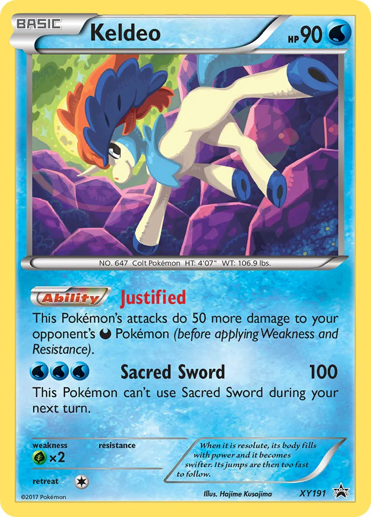 XY Black Star Promos 191 Keldeo