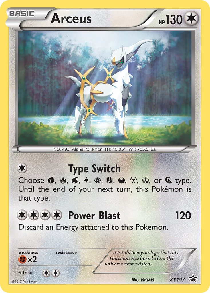 XY Black Star Promos 197 Arceus